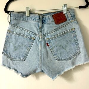 Levi Jean Shorts Faded Wash